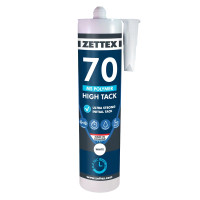 Герметик Zettex MS 70 Polymer High-Tack Black 290 ml