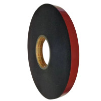 Чорна двостороння пінополіетиленова стрічка Bow Tape 19мм х 33м (398E)