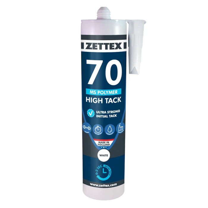 Герметик Zettex MS 70 Polymer High-Tack Black 290 ml