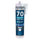 Герметик Zettex MS 70 Polymer High-Tack Black 290 ml