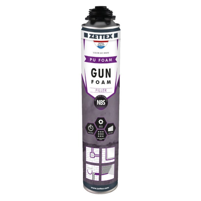 Монтажная пена Zettex PU Foam NBS Benelux 750 ml