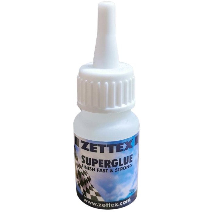 Суперклей на основе этилцианоакрилата Zettex Superglue 20 gr