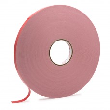 Біла двостороння стрічка/скотч (основа ППЕ/червона плівка ПЕ) 4мм х 66м (22108EW)