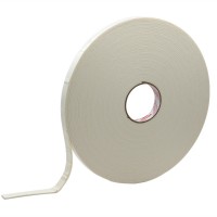 Біла двостороння стрічка/скотч (основа ППЕ/папір) 6мм х 25м (22130PW)