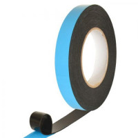 Чорна двостороння стрічка/скотч Bow Tape 19мм х 5м (MP398EB)