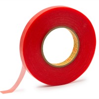 Прозрачная двусторонняя лента/скотч Bow Tape (плёночная основа/плёнка) 9мм х 50м (MP350R)