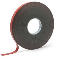 Чорна двостороння піноакрилова монтажна стрічка/скотч Bow Tape 6мм х 33м (MP711BH)