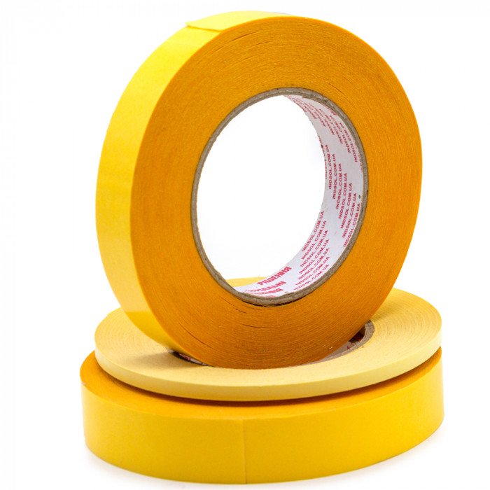 Прозрачная двусторонняя лента/скотч (плёночная основа/плёнка) 4мм х 50м (14108)