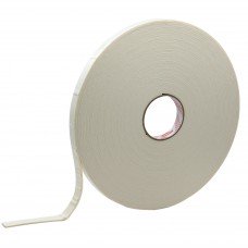 Біла двостороння стрічка/скотч (основа ППЕ/папір) 6мм х 25м (22130PW)