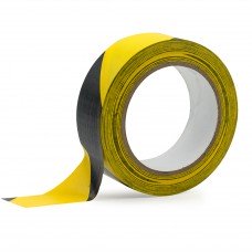 Маркувальна (попереджувальна) чорно-жовта стрічка/скотч 24мм х 33м (32315YB)