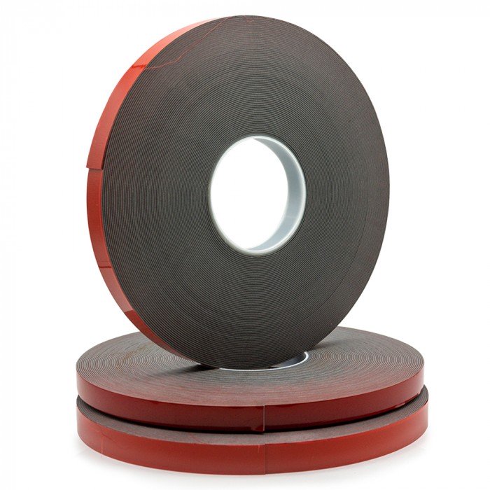 Чорна двостороння піноакрилова монтажна стрічка/скотч Bow Tape 6мм х 33м (MP716BDL)